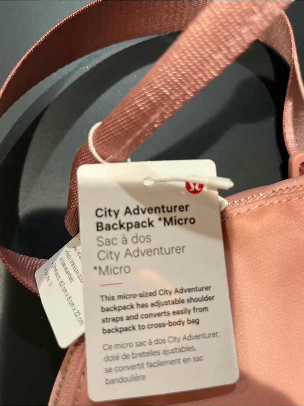 lululemon athletica Dusty Rose Mini Backpack